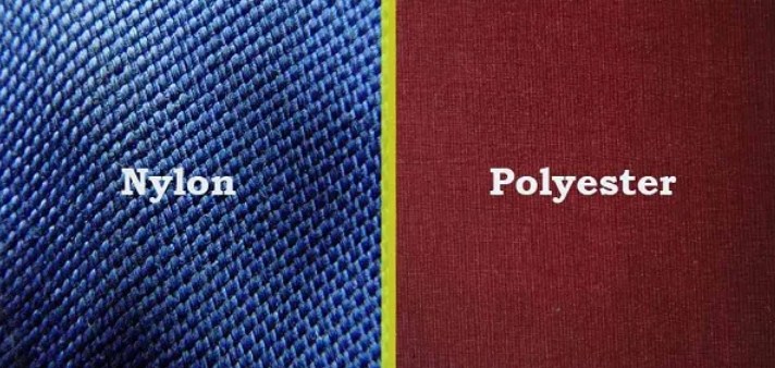 Pembentukan polimer melalui reaksi polikondensasi dalam nylon dan polyester.