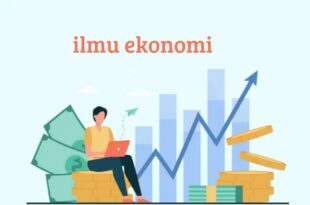 Ilustrasi tentang ilmu ekonomi dan ketiga cabang utamanya.